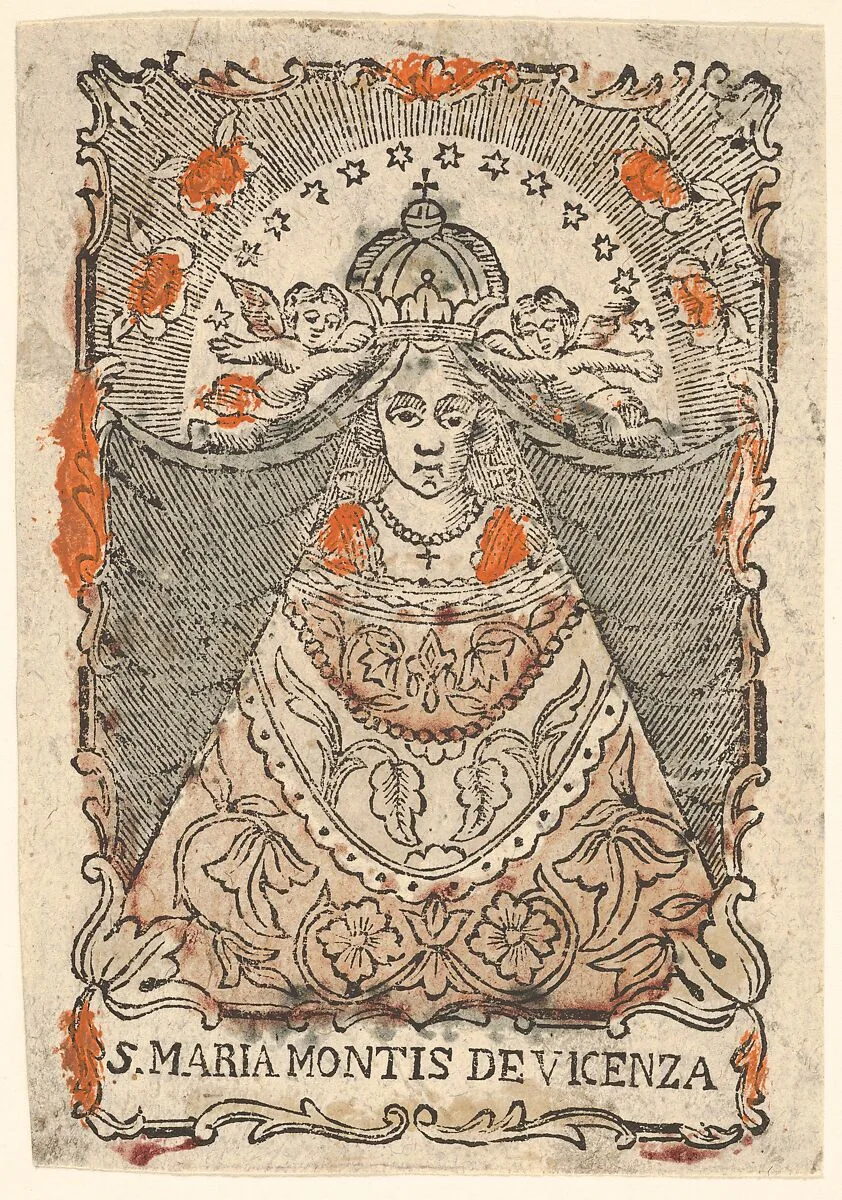 Santa Maria Montis de Vicenza — Anonymous, Italian, 17th or 18th century|Remondini