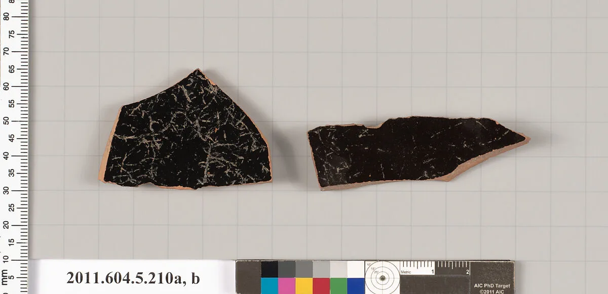 Terracotta fragments of kylikes (drinking cups) — Unknown