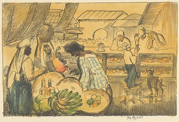 Market Place Santo Domingo — George Overbury "Pop" Hart