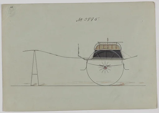 Design for Dog Cart, no. 3995