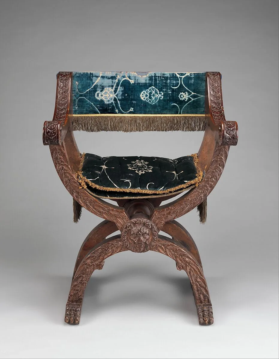 Hip-joint armchair (Dantesca type, associated with 1975.1.1976 a,b) — Unknown