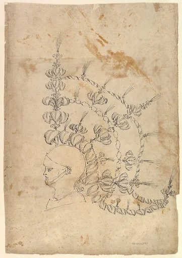 Design for an Armor Helmet with Tournament Headdress