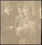 Frank Eugene with His Leipzig Students — Unknown