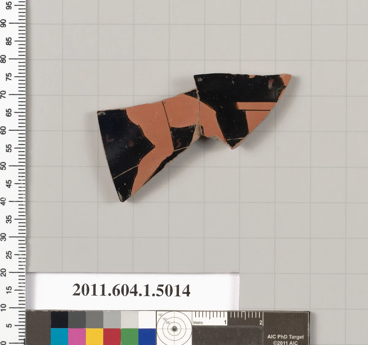 Terracotta fragment of a kylix (drinking cup) — Unknown