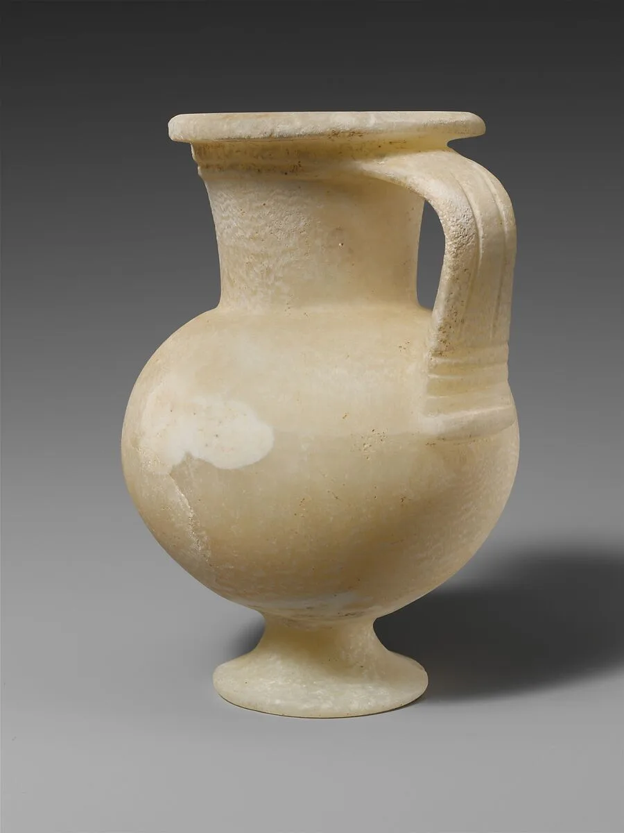 Alabaster one-handled jug — Unknown