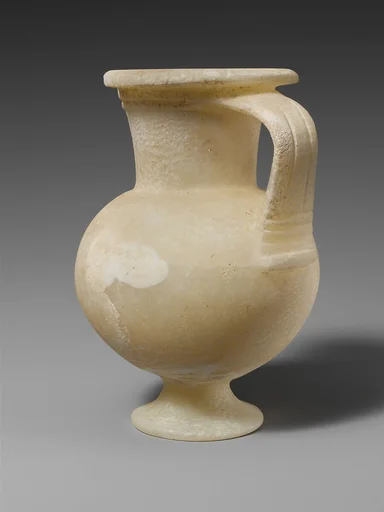 Alabaster one-handled jug