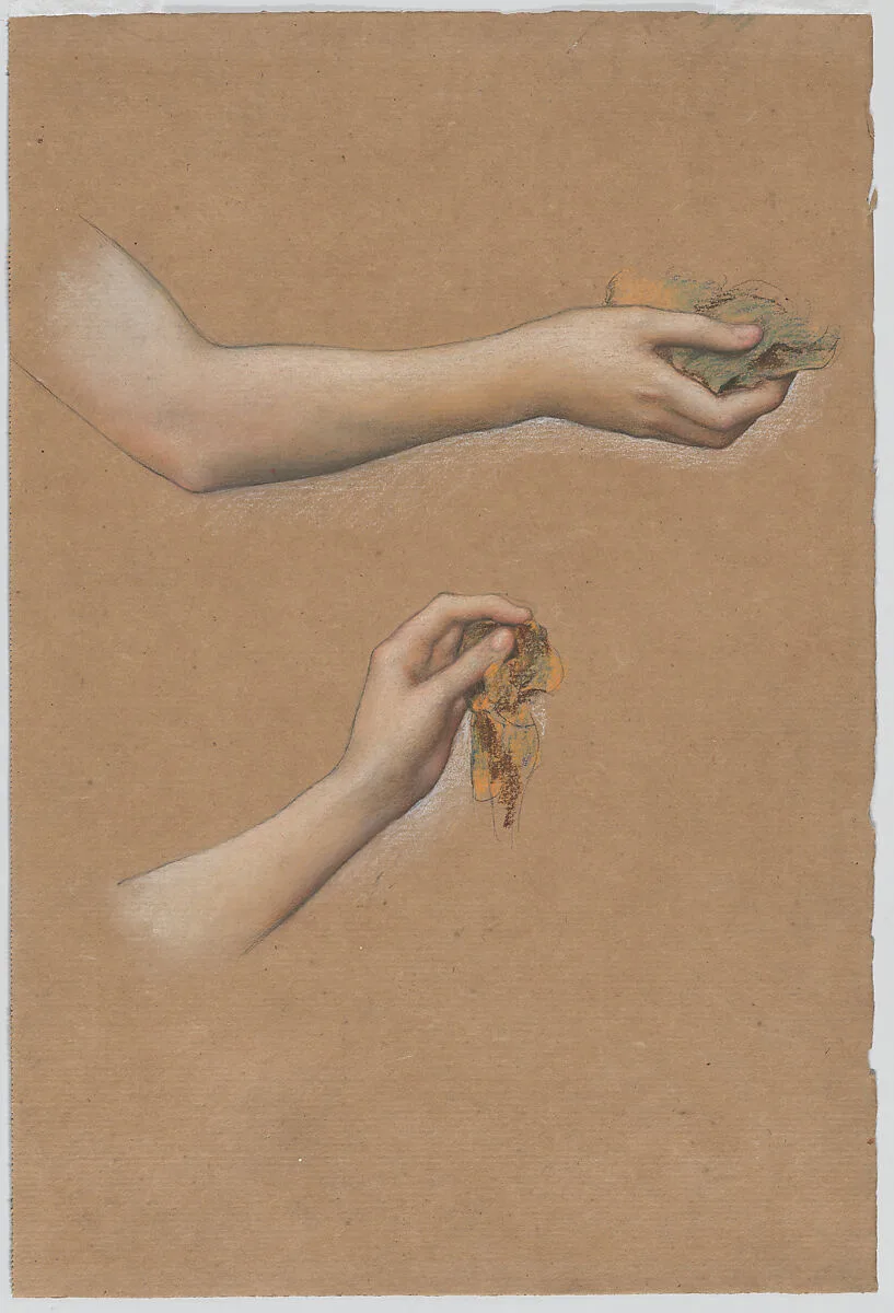 Study of Arms for "The Cadence of Autumn" — Evelyn De Morgan