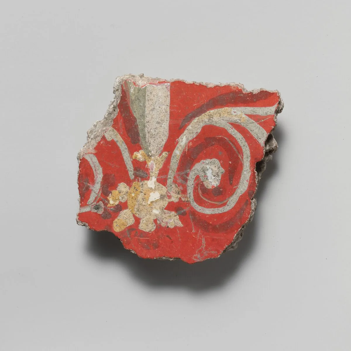 Wall painting fragment — Unknown