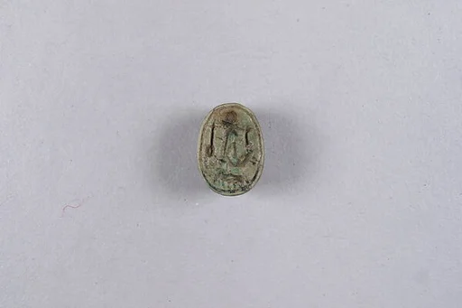 Scarab Inscribed with Hieriglyphs and Figure of Maat