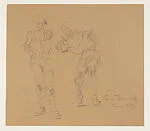 Two Studies of Standing Figures — Arpád de Késmárky