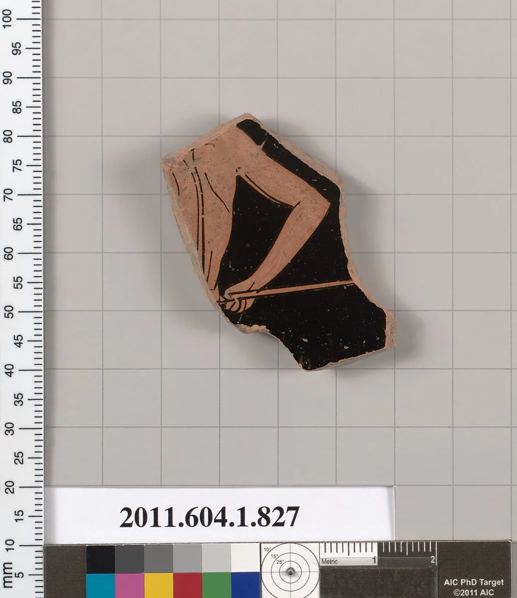 Terracotta fragment of a kylix (drinking cup) — Unknown