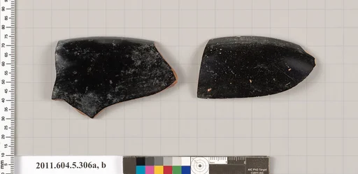 Terracotta rim fragments of kylikes (drinking cups)