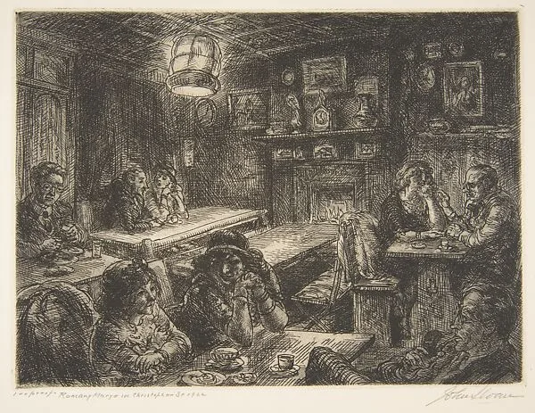 Romany Marye in Christopher Street, 1922 — John Sloan