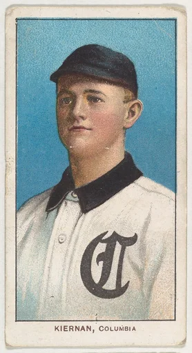 Kiernan, Columbia, South Atlantic League, from the White Border series (T206) for the American Tobacco Company