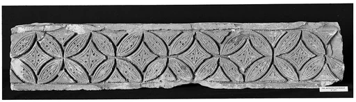 Fragment from a Post or Lintel with Leaves Branching from a Running Vine