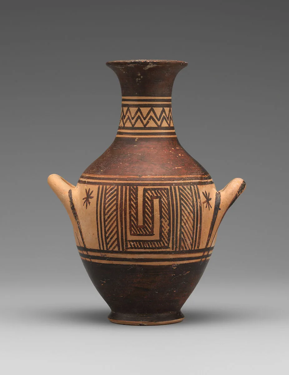 Small terracotta amphora (jar) — Unknown