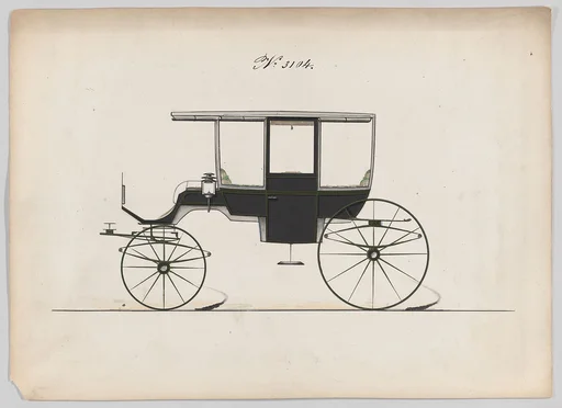 Design for 6 seat Rockaway, no. 3104