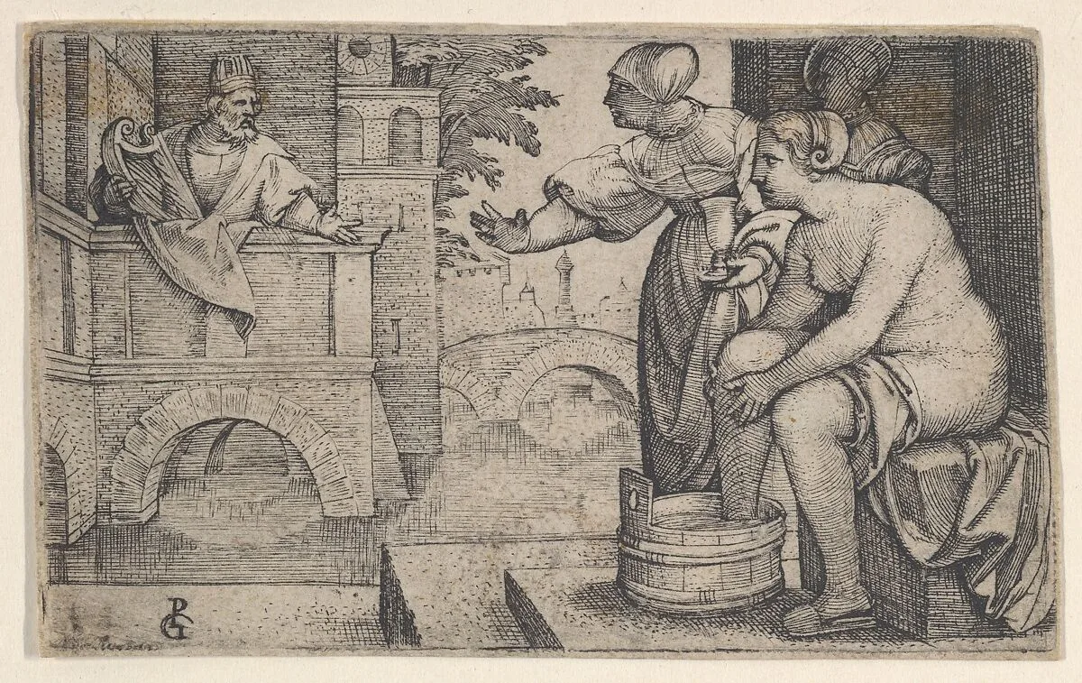 David and Bathsheba — Georg Pencz