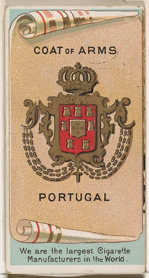 Luiz I, King of Portugal, from the Rulers, Flags, and Coats of Arms series (N126-2) issued by W. Duke, Sons & Co. — W. Duke, Sons & Co.