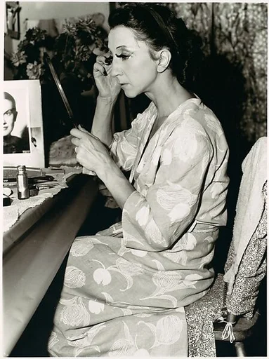 [Six Photographs for Fortune Portfolio "The Boom in Ballet": Five (5) Portraits of Alicia Markova Applying Makeup and One (1) of Dancers at Dressing Room Mirror]