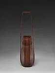 二代田邊竹雲斎造 亀甲透編瓢形花籃|Gourd-Shaped Flower Basket (Hanakago) — Tanabe Chikuunsai II