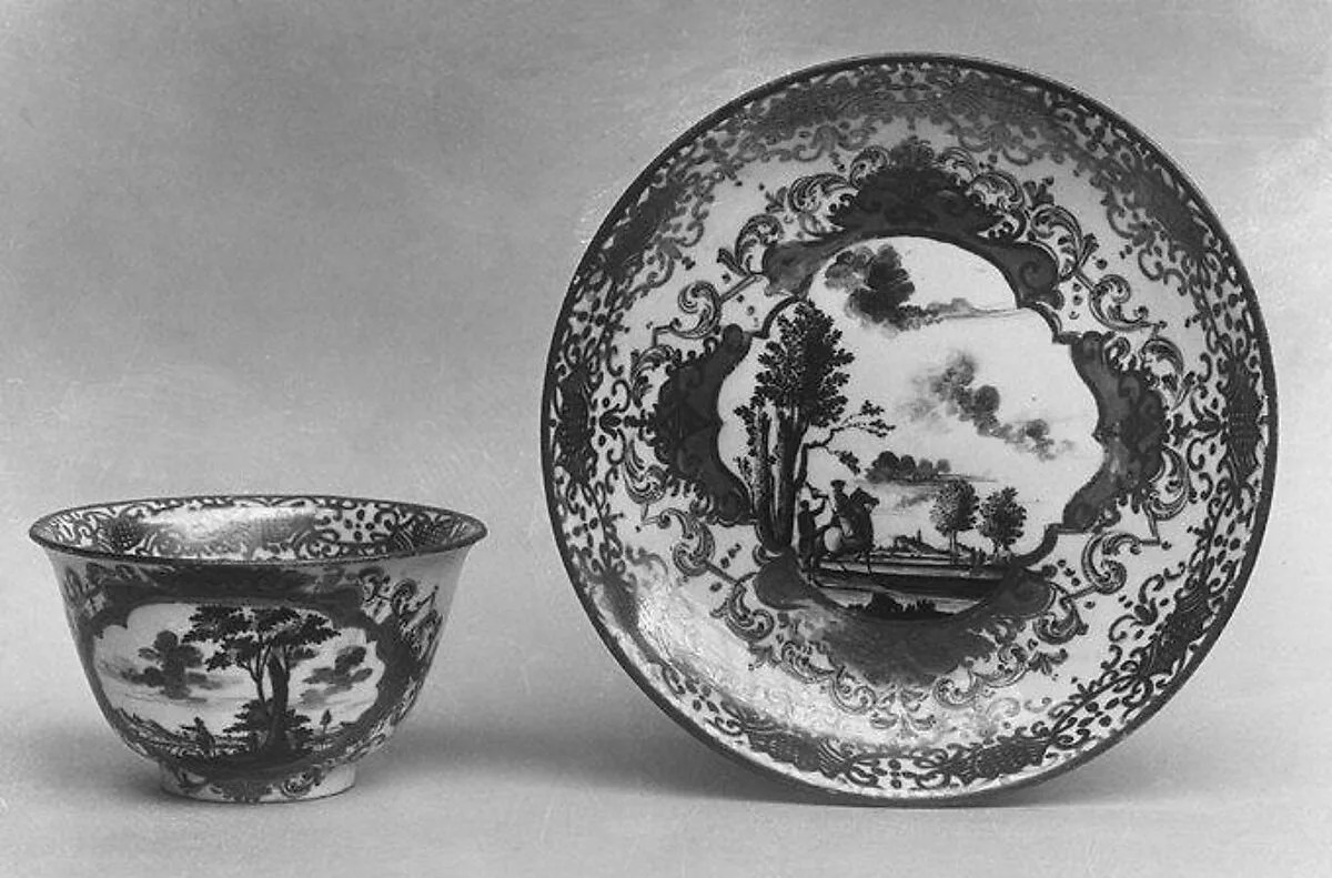 Cup and saucer — Meissen Manufactory