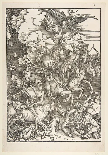 The Four Horsemen, from "The Apocalypse"