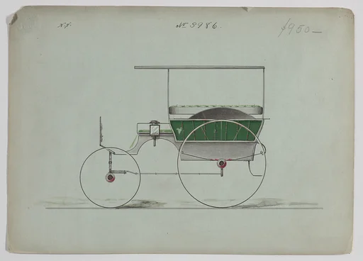 Design for Omnibus or Wagonette, no. 3986