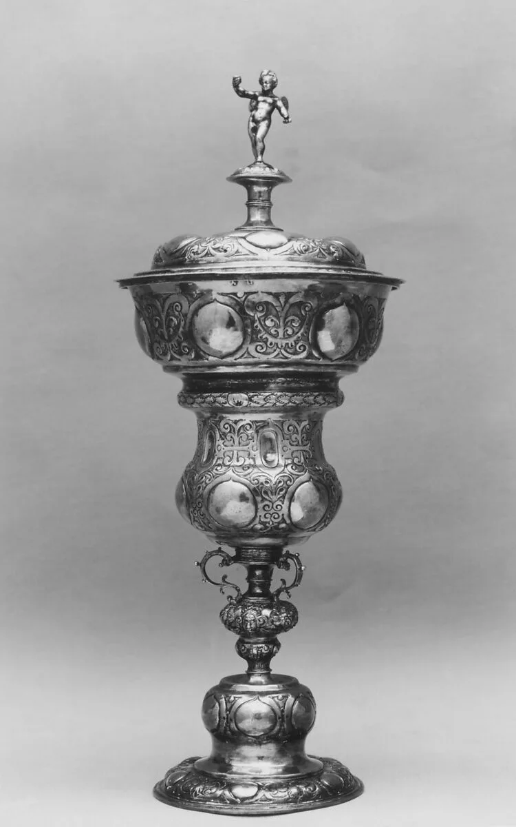 Standing cup with cover — L. T., Nuremburg