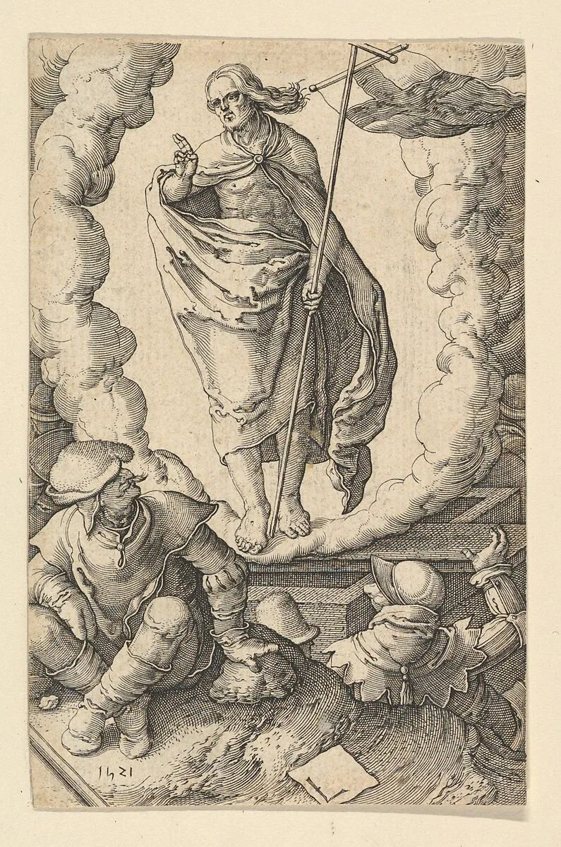 The Resurrection, from "The Passion of Christ" — Jan Muller|Lucas van Leyden