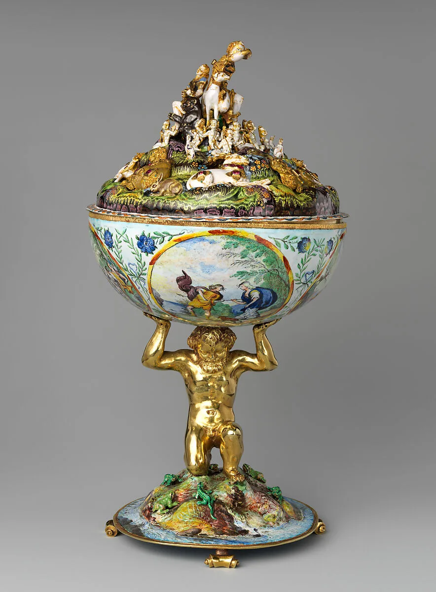 The Orpheus Cup — Johann Wilhelm Baur|Hans Georg Bramer|Jan Vermeyen|Anonymous Viennese enamel painter