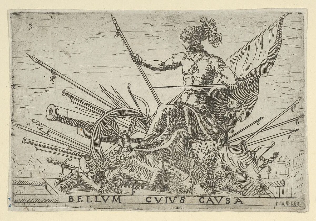 Bellum Cuius Causa (The Cause of War) — Anonymous, Italian, 16th century