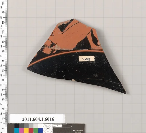 Terracotta fragment of a kylix (drinking cup)