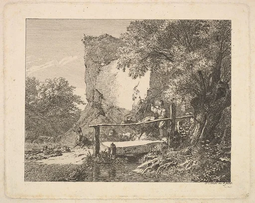 A Boy with Three Goats