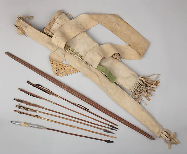 Bow and Arrows with Quiver and Bowcase — Unknown