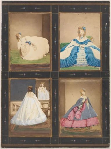[Variations on the "Elvira" and "Ritrosetta" Dresses]