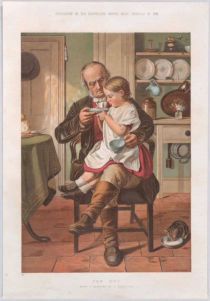 Too Hot, from "Illustrated London News" — Leighton Brothers|James Collinson