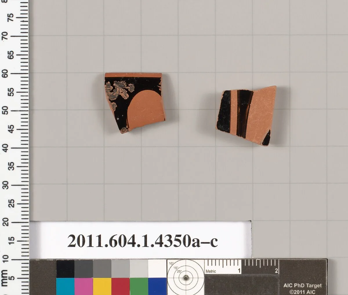 Terracotta fragments of kylikes (drinking cups) — Unknown