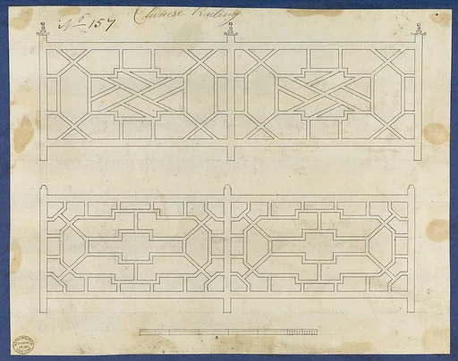 Chinese Railing, from Chippendale Drawings, Vol. II