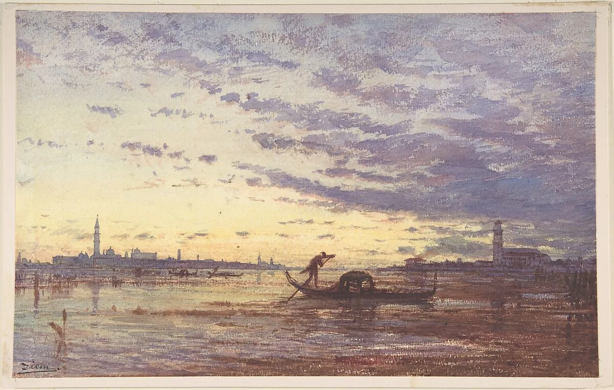 Venice — Félix-François-Georges-Philibert Ziem