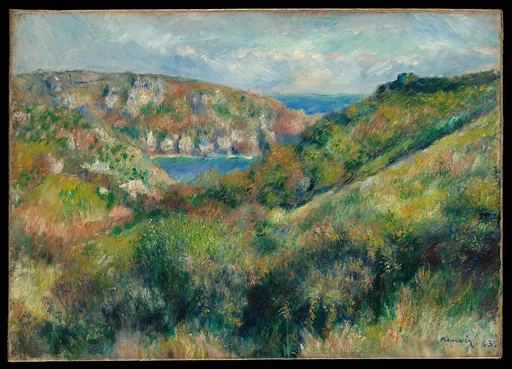 Hills around the Bay of Moulin Huet, Guernsey