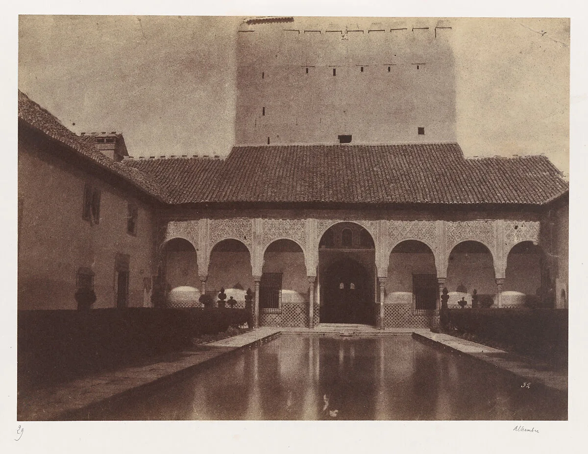 Patio de los Arrayanes, Alhambra, Granada, Spain — Alphonse Delaunay