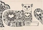 Untitled (Black Cat Positioned Left) — Edgardo Giménez