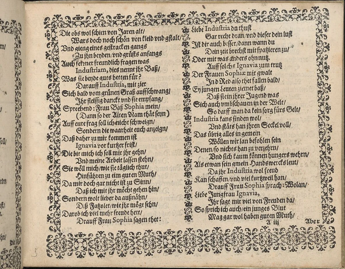Newes Modelbuch in Kupffer (Page 5v) — Johann Sibmacher
