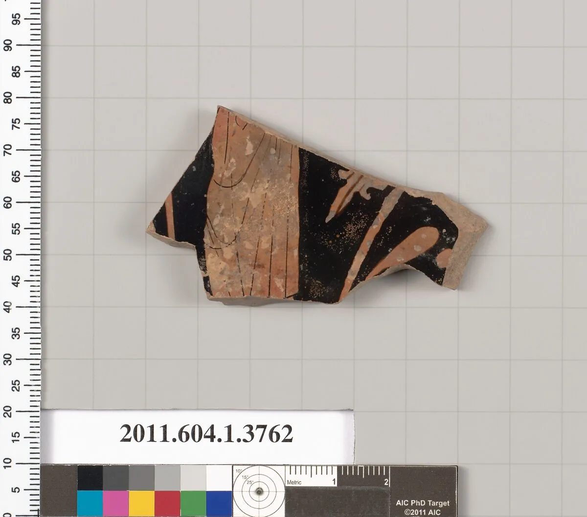 Terracotta fragment of a kylix (drinking cup) — Unknown