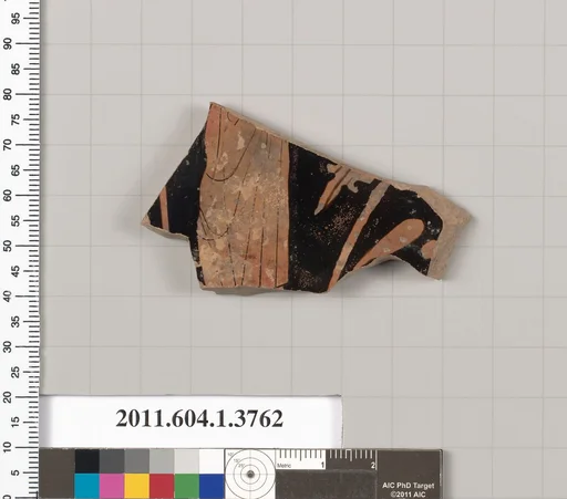 Terracotta fragment of a kylix (drinking cup)