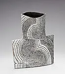 Suppressed Volume Series, Stacked Vase with Key Hole Pattern — Harris Deller
