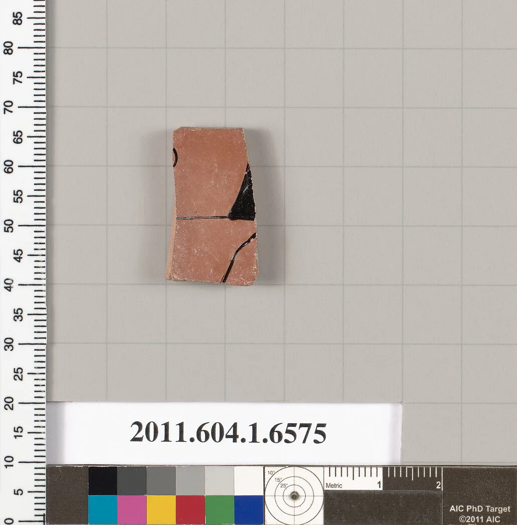 Terracotta fragment of a kylix (drinking cup) — Unknown