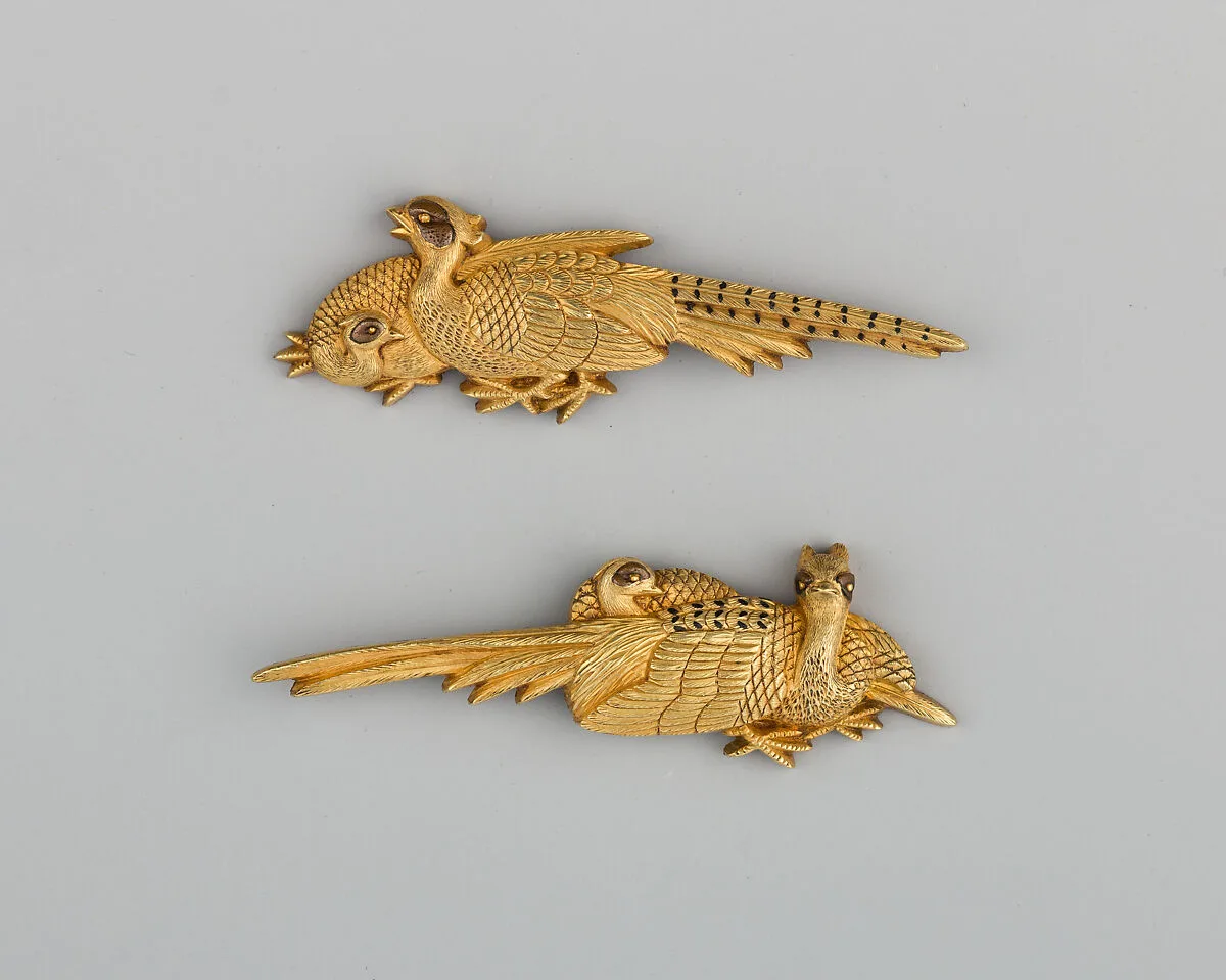 Pair of Sword-Grip Ornaments (Menuki) — Unknown