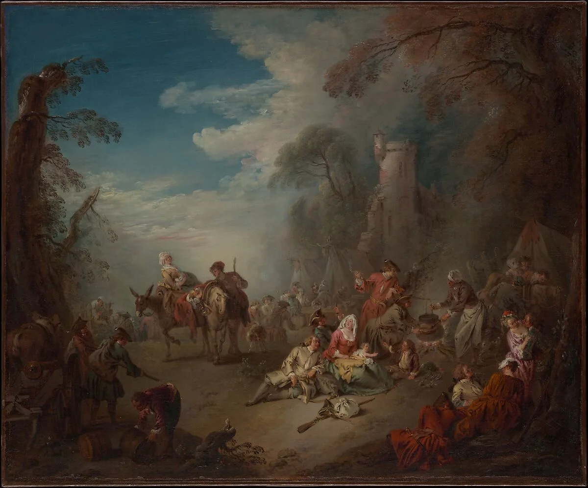 Troops at Rest — Jean-Baptiste Joseph Pater